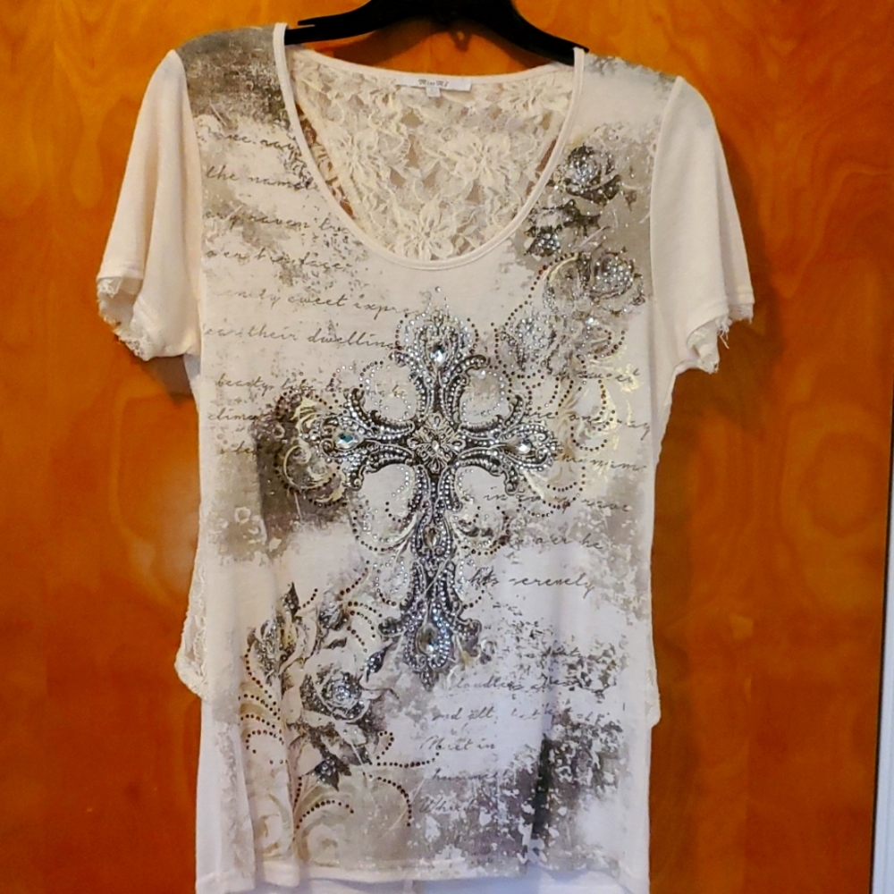 Miss me top size large